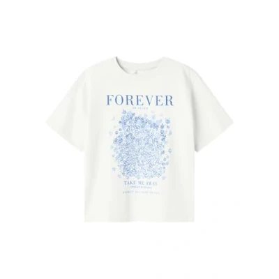 Abbildung von Name it Nkfdask NREG Tshirt print für Kinder, Größe: 134/140, Bright white