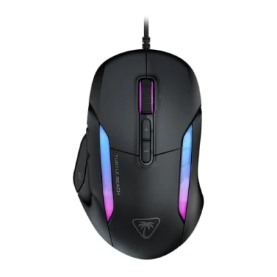 Abbildung von Turtle Beach Kone II Ergonomische RGB Gaming Maus, 26K DPI Optischer Sensor, optische Schalter mit 100 Mio. klick Lebensdauer, 23 programmierbare Funktionen, 4D Scroll Rad, Schwarz