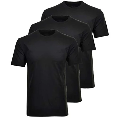 Abbildung von RAGMAN Herren T Shirt Kurzarm Rundhals Shirt, Reg Fit, SCHWARZ, L