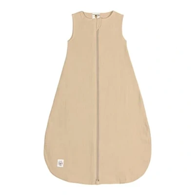 Abbildung von LÄSSIG Baby Sommerschlafsack ohne Ärmel Muslin Baumwolle GOTS zertifiziert unisex/Muslin Sleeping Bag nature, Größe 62/68 3 6 Monate