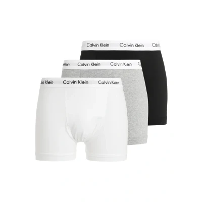 Abbildung von Calvin Klein Underwear Trunk 3 PACK Panties, Herren, Größe: XS, Black/white/grey