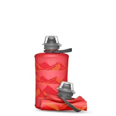 Abbildung von HydraPak Stow (350ml) Zusammenklappbare Wasserflasche Ultraleichte &amp; verpackbare Reiseflasche, flexible Ski , Wander Fahrrad oder Kletterflasche Redwood Berg Design
