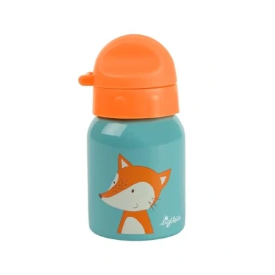Abbildung von SIGIKID 24994 Edelstahl Trinkflasche Fuchs Kinderflasche Mädchen und Jungen Accessoires empfohlen ab 3 Jahren blau 250ml