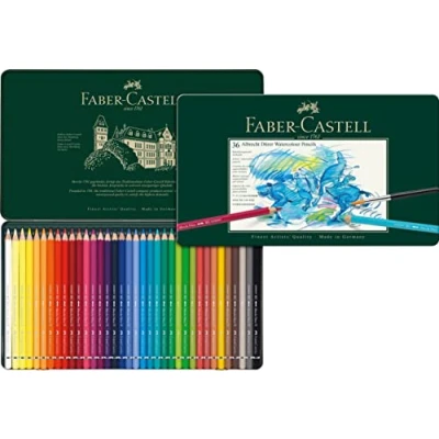 Abbildung von FABER CASTELL 117536 Aquarellstifte Albrecht Dürer, 36er Metalletui