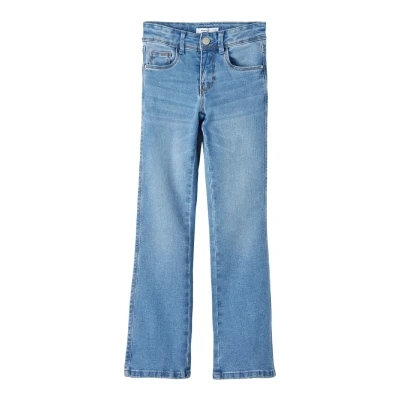 Abbildung von Name it Nkfpolly Jeans Bootcut für Kinder, Größe: 92, Blue