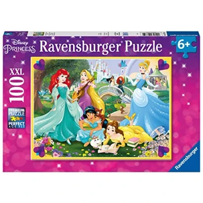 Abbildung von Ravensburger Kinderpuzzle 10775 Wage deinen Traum! Disney Prinzessinnen Puzzle für Kinder ab 6 Jahren, mit 100 Teilen im XXL Format