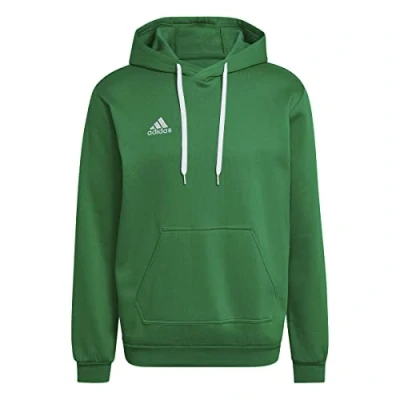 Abbildung von adidas Herren Entrada 22 Sweat Hoodie, Team Green/White, L Tall