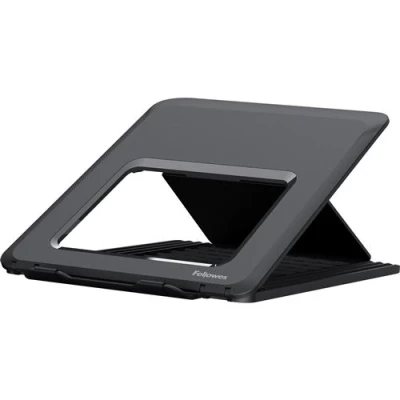Abbildung von Fellowes Laptop Ständer für den Schreibtisch Breyta™ Verstellbarer, 100% recycelbarer zu Hause und Büro 12 Höheneinstellungen max. Monitorgröße 14&quot;, Gewicht 4KG Schwarz