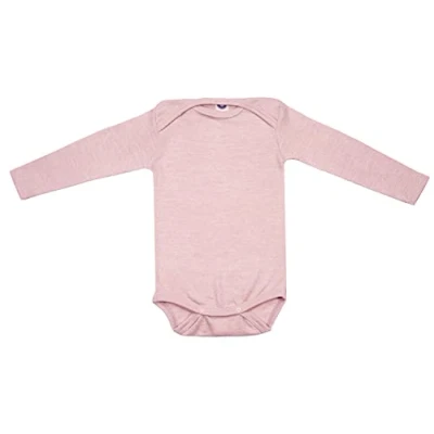 Abbildung von Cosilana, Baby Body Langarm, 70% Wolle, 30% Seide (Rose, 86 92)