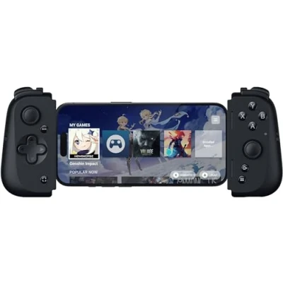 Abbildung von Razer Kishi V2 USB C Mobile Gaming Controller für iPhone und Android (Mecha Taktile Action Tasten, D Pad, Analogsticks, 3,5mm Audioanschluss, Low Latency, RGB) Schwarz