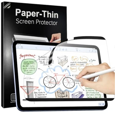 Abbildung von TiMOVO Magnetisch Wie Papier Schutzfolie für iPad 10. Generation 10,9 Zoll 2022, Wiederverwendbar Abnehmbar Matt Folie Blendfrei Dünn Displayschutz, 1 Stück