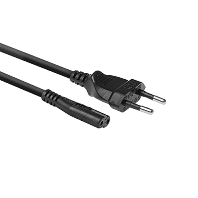 Abbildung von ACT C7 Kabel 1.49 m, Euro Netzkabel Stromkabel Type C Eurostecker auf Buchse, Kleingerätekabel PS4/PS5, TV, Drucker AC3300