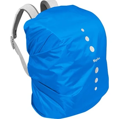 Abbildung von Playshoes Unisex Kinder Regenhülle für Rucksack Gepäck, L, Türkis 15