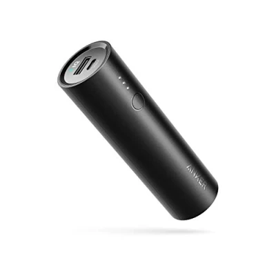 Abbildung von Anker PowerCore 5000mAh Externer Akku Powerbank Kompaktes Handy Ladegerät mit Power IQ kompatibel iPhone XS Max/XR/XS/X/8/8 Plus, iPad, Galaxy und mehr (Schwarz)