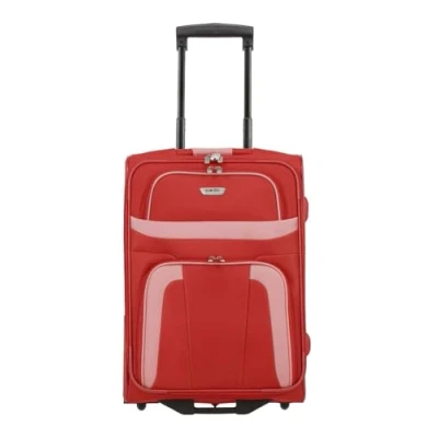Abbildung von paklite Handgepäck Koffer mit 2 Rollen, Reisekoffer klein, Orlando, Klassischer Weichgepäck Trolley im zeitlosen Design, 53 cm, 37 Liter