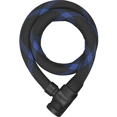 Abbildung von ABUS Panzerkabelschloss Ivera Steel O Flex 7200 + RBU Halter Kabelschloss aus Stahlkabel mit Panzer Stahlhülsen Sicherheitslevel 7 110 cm