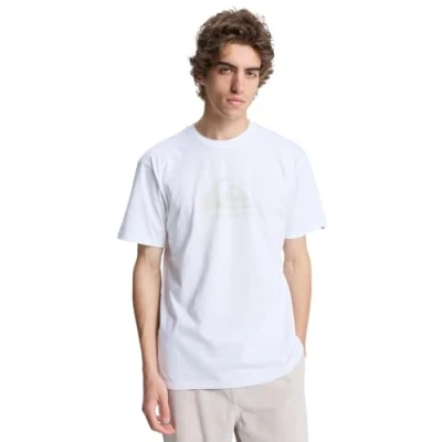 Abbildung von Quiksilver COMP LOGO Unisex Tshirt print, Größe: Medium, White