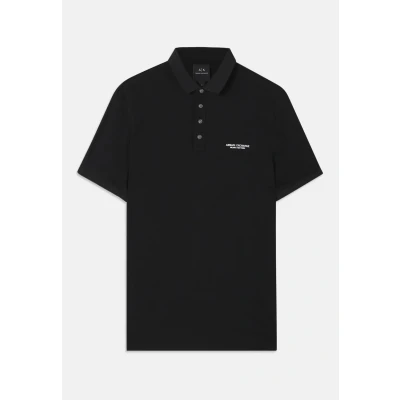 Abbildung von Armani Exchange Poloshirt, Herren, Größe: Large, Schwarz