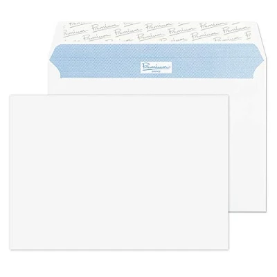 Abbildung von Blake Envelopes Premium Office 34213 Briefumschläge Haftklebung Ultra Weiß Wove C5 162 x 229 mm 120g/m² 25 Stück