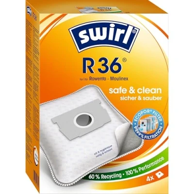 Abbildung von Swirl 197705 Staubsauterbeutel R 36 AirSpace, 4er Pack