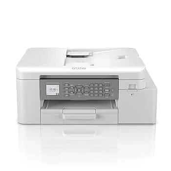 Abbildung von Brother MFC J4340DWE EcoPro 4 in 1 Farbtintenstrahl Multifunktionsgerät (Drucker, Scanner, Kopierer, Fax), hellgrau