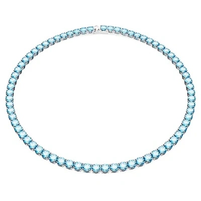 Abbildung von Swarovski Halskette, Damen, Größe: One Size, Silber