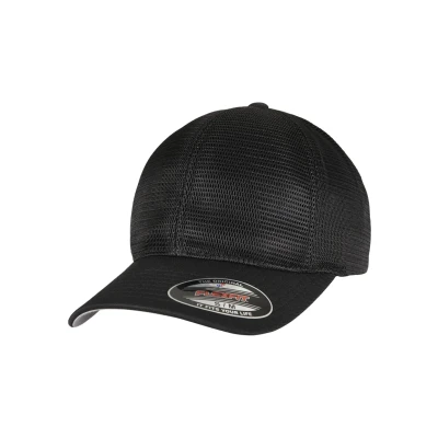 Abbildung von FLEXFIT Unisex 360 OMNIMESH Cap Baseballkappe, Black, S/M