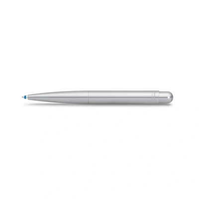 Abbildung von Kaweco LILIPUT Kugelschreiber Silber I Exklusiver Kuli für Standard D1 Minen inklusive Retro Metallbox Metall Aluminium Druckkugelschreiber 9,8 cm