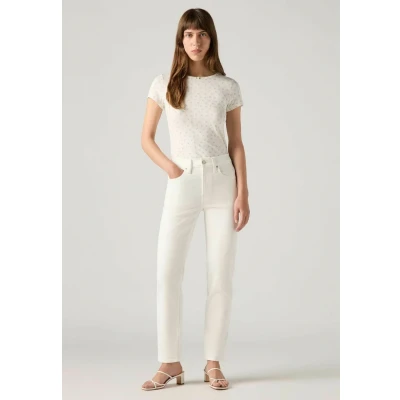 Abbildung von Levi&#039;s HIGH RISE Jeans Straight Leg, Damen, Größe: 25x30, Western white