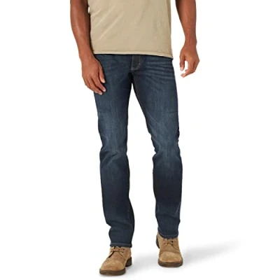 Abbildung von Lee Herren Slim Straight Leg Extreme Motion Pantalones Vaqueros de Pierna Recta44 رو اللرر ا للو لو ل Performance Series Calça Justa E Reta Com Movimento Extremo Jeans, Reise, 38W / 32L