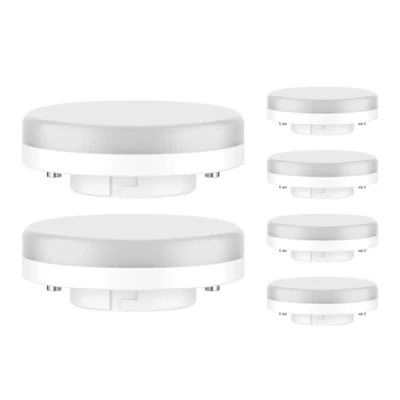 Abbildung von ledscom.de 6 Stück GX53 LED Leuchtmittel, warmweiß (2700 K), 6,2 W, 509lm, 97, matt