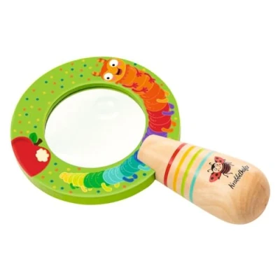 Abbildung von moses. Krabbelkäfer Große Handlupe, praktische Outdoor Lupe für Kinder,extra großes Lupenglas mit 3 &amp;5 facher Vergrößerung, perfekt Pflanzen Insekten und Tier beobachtungen, Kinderlupe ab 2 Jahren