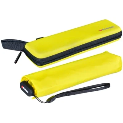 Abbildung von Knirps Taschenschirm US.050 Ultra Light Slim Manual im Etui Yellow
