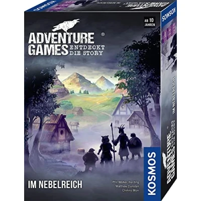 Abbildung von KOSMOS 695194 Adventure Games Im Nebelreich, Entdeckt die Story, spannendes Fantasy Abenteuer Spiel, Kooperatives Gesellschaftsspiel für 1 bis 4 Spieler ab 10 Jahre