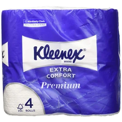 Abbildung von Kimberly Clark 8484 KLEENEX Toilet Tissue Rollen, Kleinrollen, 160 sc, Weiß