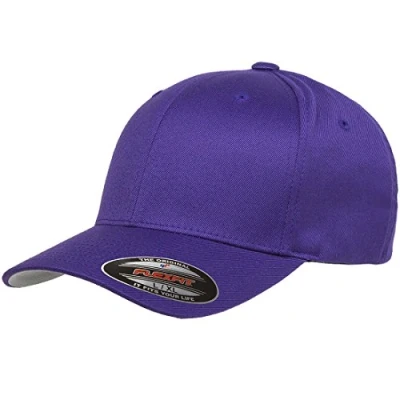 Abbildung von Flexfit Herren Athletic Baseball Fitted Cap Verschluss, Violett, L/XL