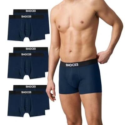 Abbildung von Snocks 6 PACK Panties, Herren, Größe: Medium, Blau