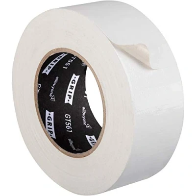 Abbildung von GRIP Eventbasics Gaffa Tape weiß 50 mm x m, GT 561 Klebeband, gewebeverstärktes Allround Panzerband mit starker Klebkraft