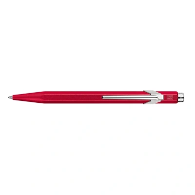 Abbildung von Caran d&#039;Ache Kugelschreiber 849 Colormat x in der Farbe Rot mit Etui, 0849.585, 1 Stück (1er Pack)