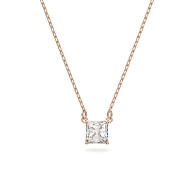 Abbildung von Swarovski Attract Necklace Halskette rosegoldcoloured, Damen, Größe: One Size, Rosegold coloured