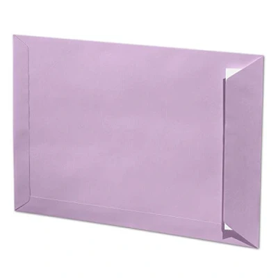 Abbildung von ARTOZ 25x DIN C4 Umschläge mit Haftklebung ungefüttert 324 x 229 mm Flieder (Lila) Briefumschläge ohne Fenster Serie 1001