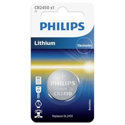 Abbildung von Button Brand PHILIPS Model Lithium 3V 2450 X1