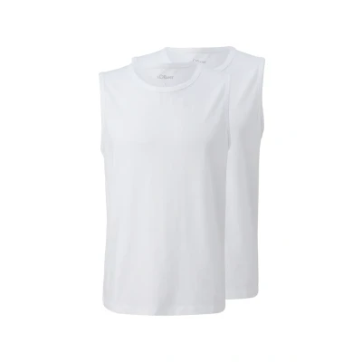 Abbildung von s.Oliver 2PACK Top, Herren, Größe: Medium, Weiß