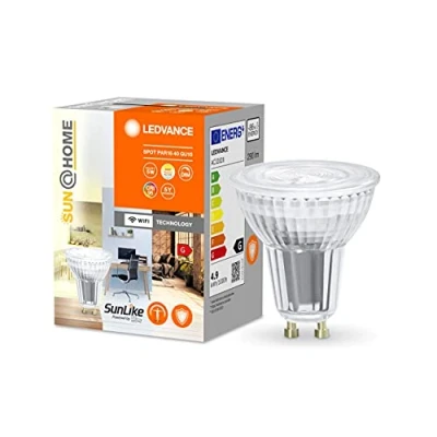 Abbildung von LEDVANCE LED Reflektorlampe, Sockel: GU10, Tunable White, 2200…5000 K, 4,90 W, Ersatz für 35 W , SunHome Lamps, 1er Pack