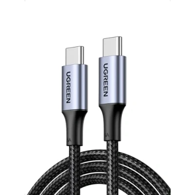 Abbildung von UGREEN USB C Kabel 100W PD 3.0 Ladekabel Schnellladekabel 5A/20V PPS kompatibel mit iPhone 16/15, M3 MacBook Pro/Air, 2024 iPad Air, Galaxy S24 Ultra Pixel 9 Steam Deck usw. (3M, Space Grau)