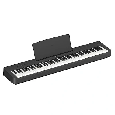Abbildung von Yamaha P 145 Digital Piano, Schwarz Leichtes und tragbares Piano mit der Graded Hammer Compact Tastatur 88 gewichteten Tasten 10 Instrumentenklängen