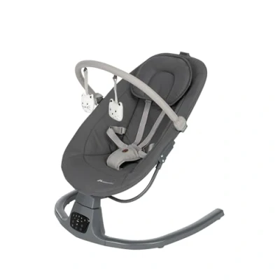 Abbildung von Bebeconfort Jolana, Babywippe elektrisch, 06 Mon (9 kg), automatische Bewegungserkennung, 12 beruhigende Lieder, 5 Naturgeräusche, verstellbare Rückenlehne, 2 Liegepositionen, Tinted Graphite