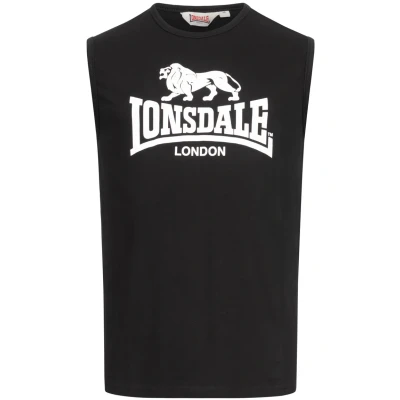 Abbildung von Lonsdale Men&#039;s CLOPTON T Shirt, Black/White, L