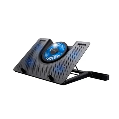 Abbildung von Trust Gaming Laptop Kühler GXT 1125 Quno Cooling Pad, Cooler Ständer, LED Beleuchtung, 5 Lüftern, Verhindert Überhitzung, für Laptops/Notebooks/Macbooks bis 17,3 Zoll