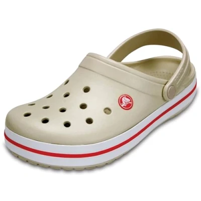 Abbildung von Crocs Unisex Erwachsene Crocband Clog Clog, Stucco/Melon, 36/37 EU